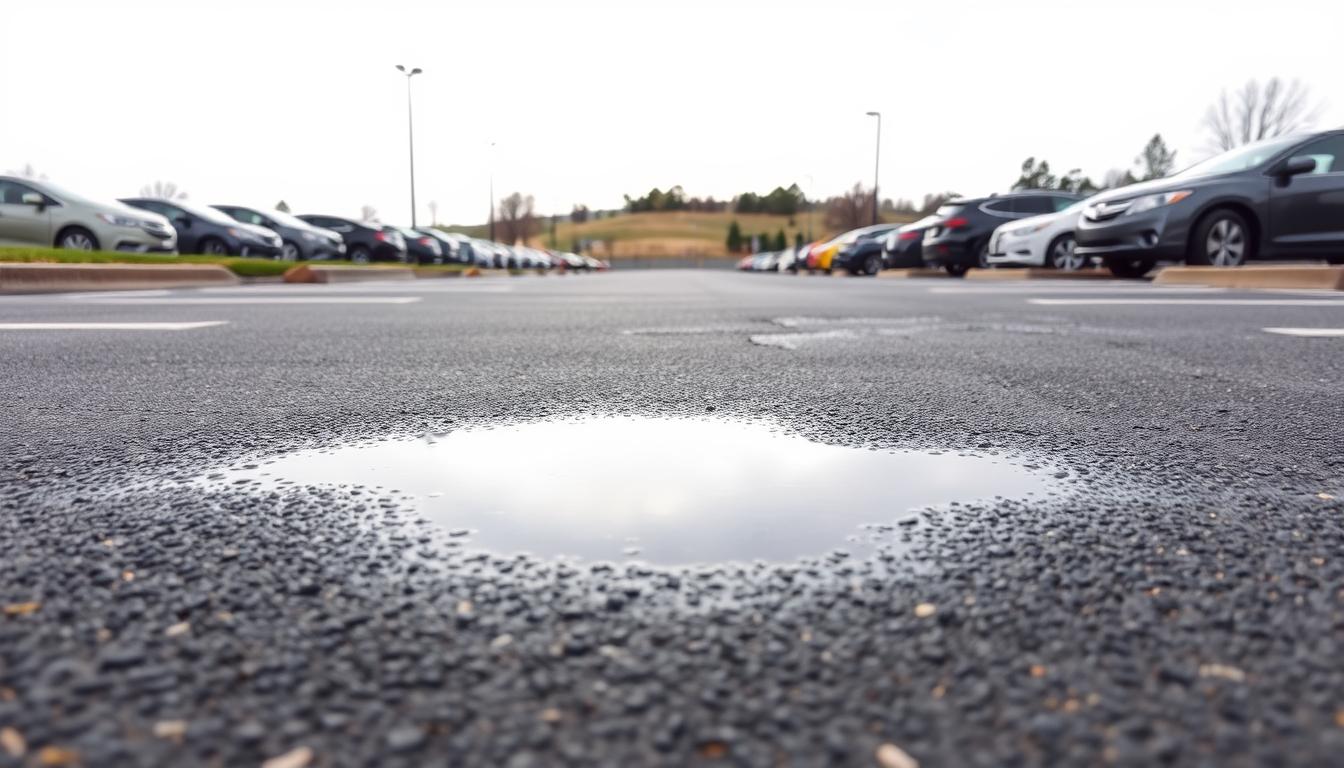 asphalt drainage slope charlotte