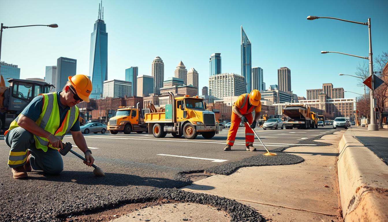 asphalt patching methods charlotte