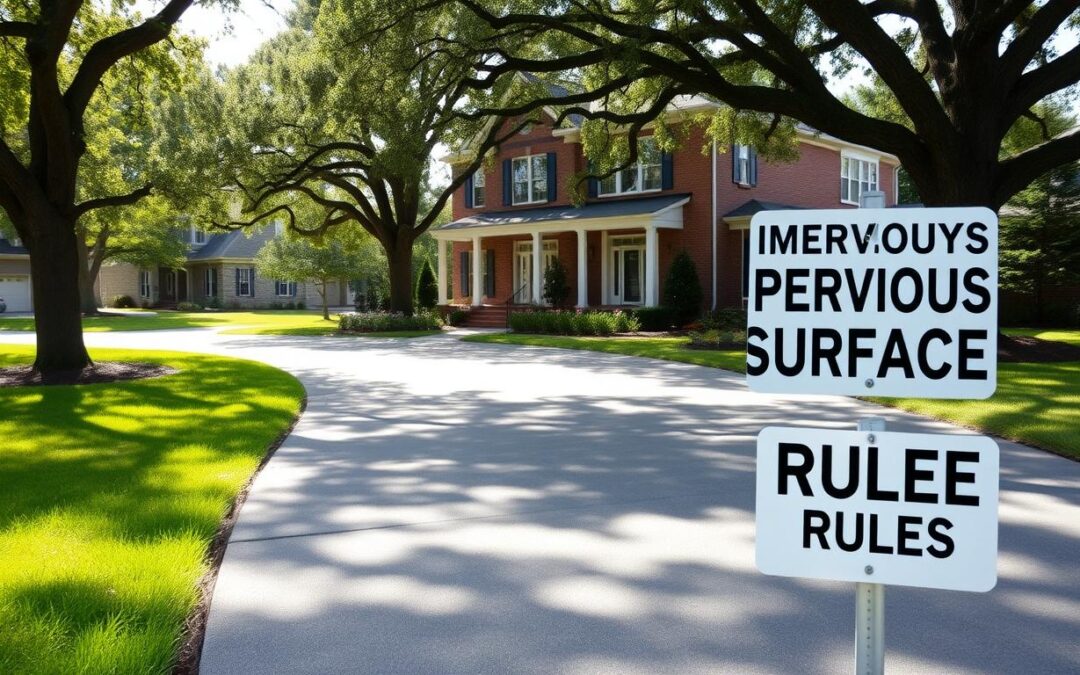 Impervious Surface Rules for Charlotte NC Driveways