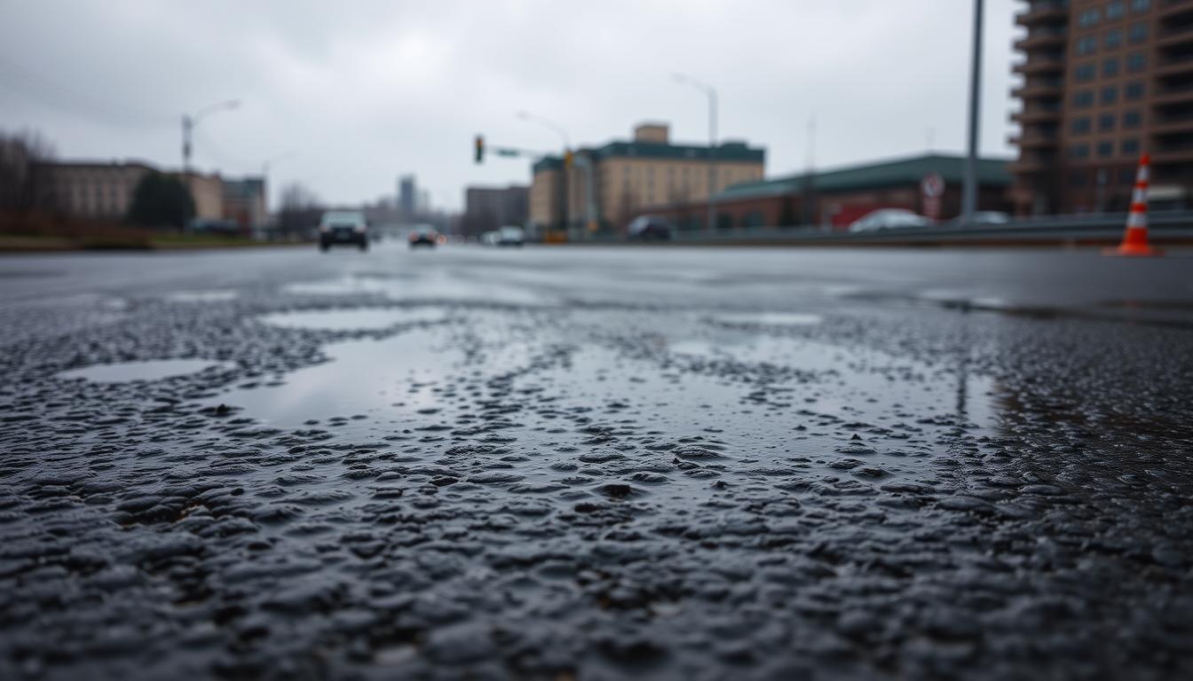 paving in rain charlotte asphalt