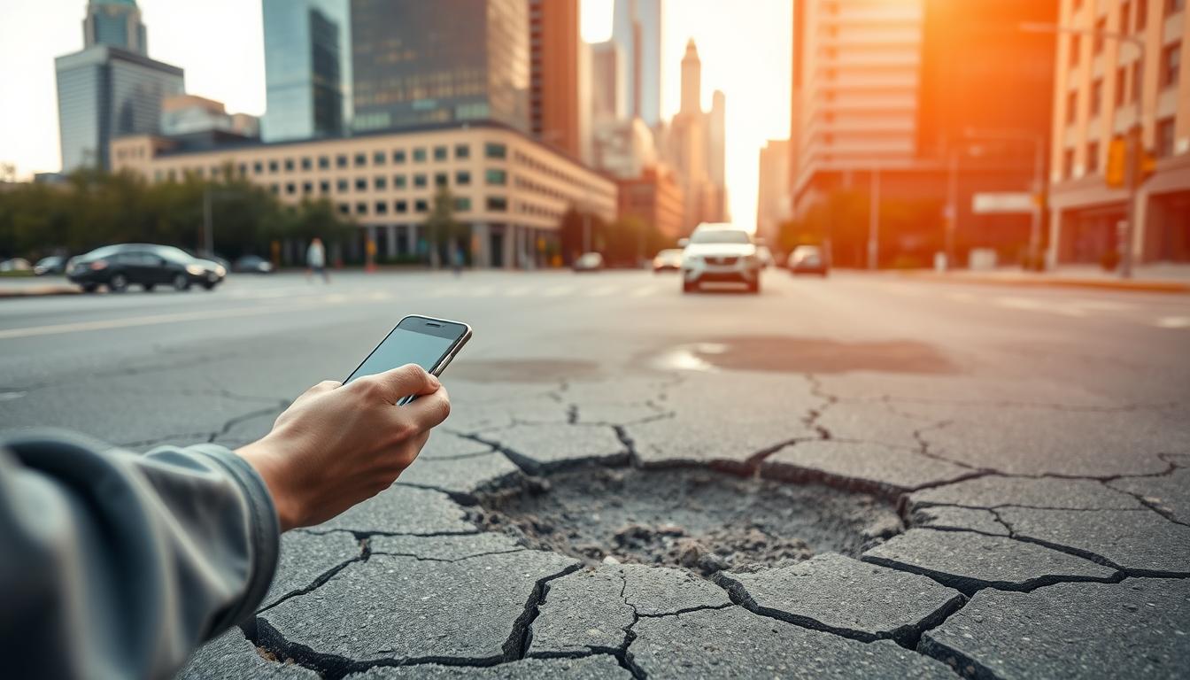 report pothole charlotte nc